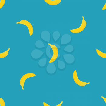 Banana Seamless Pattern Background Vector Illustration EPS10