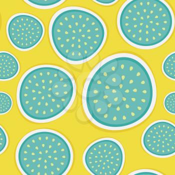 Seamless Pattern Background from Watermelon. Vector Illustration. EPS10