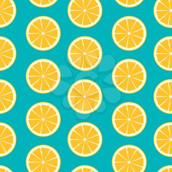 Abstract Citrus Seamless Pattern Background Vector Illustration EPS10