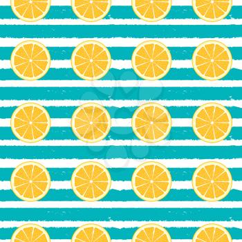 Abstract Citrus Seamless Pattern Background Vector Illustration EPS10