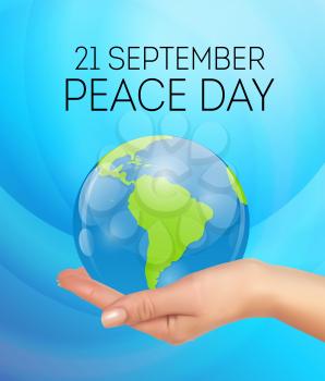 Internationnal Peace Day concept. Vector Illustration EPS10