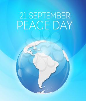 Internationnal Peace Day concept. Vector Illustration EPS10