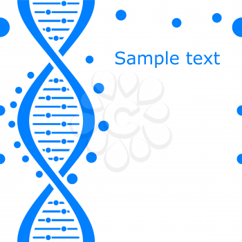 Seamless DNA background, clipping mask, 2d illustration, vector, eps 8