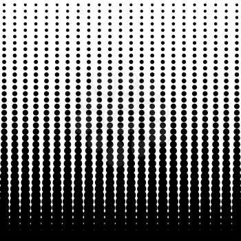 Halftone dotted background, black and white color style, 2d vector background, eps 8