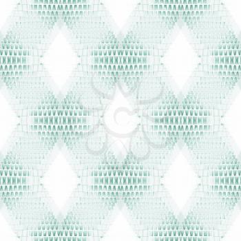 Abstract geometric seamless square pattern. 3d background with high-tech structure