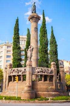 Monument a Mossen Cinto Verdaguer, Barcelona, Spain