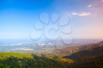 Wild coastal landscape of Corsica island, France