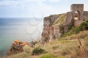 Ancient fortress on Kaliakra headland, Bulgarian Black Sea Coast