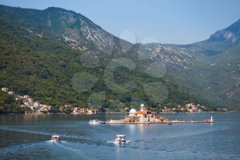 Our Lady of the Rocks. Island in Kotor Bay