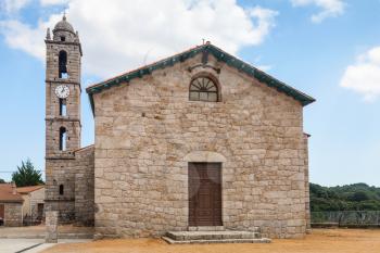 The church of Saint-Georges, Quenza, South Corsica, France