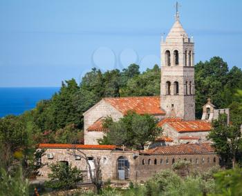 Orthodox Monastery of Rezevici, Adriatic Sea coast, Montenegro