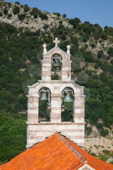 Bell tower of the Orthodox Church. The monastery Gradiste, Montenegro