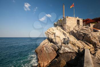 Castello, coastal Venetian fortress in Petrovac town, Montenegro