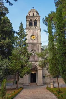 Old Orthodox church in Risan town, Kotor bay, Montenegro