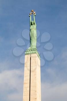 The Freedom Monument is a memorial located in Riga, Latvia. Unveiled in 1935, designed by Karlis Zale