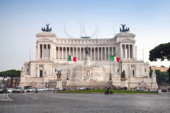 Altare della Patria, National Monument to Victor Emmanuel II the first king of a unified Italy, located in Rome