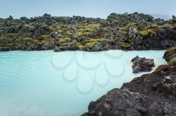 Iceland, Blue lagoon view. This geothermal spa is one of the most visited attractions in Iceland