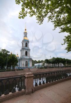 St. Nicholas Naval Cathedral in St.Petersburg