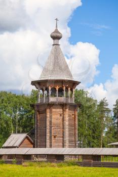 Wooden Church of the Intercession. Nevsky forest Park. St.-Petersburg, Russia