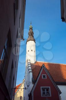 Holy Spirit Church also called Puhavaimu Kirik, it is a medieval Lutheran church in the old town district of Tallinn, Estonia