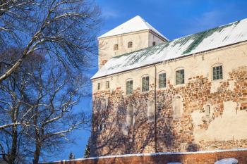 Turku Castle is a medieval building in the city of Turku in Finland. It was founded in the late 13th century and stands on the banks of the Aura River