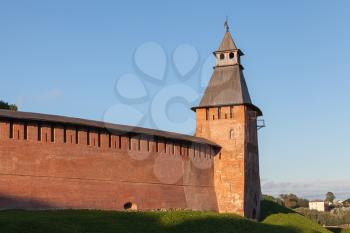 Novgorod Kremlin also known as Detinets stands on the left bank of the Volkhov River. It was built between 1484 and 1490. World Heritage Site