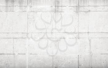 White concrete wall, flat background photo texture