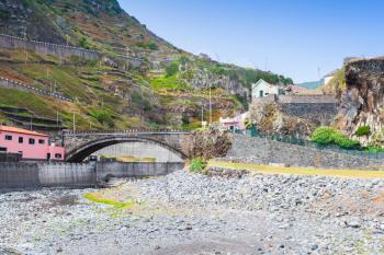 Ribeira da Janela. Rural landscape of Madeira island, Portugal