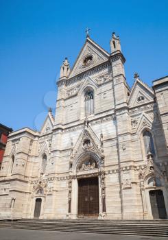 Cathedral of the Assumption of Mary. It is a Roman Catholic cathedral, the main church of Naples, Italy