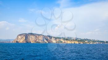 Mediterranean Sea, Bay of Naples, coastal landscape
