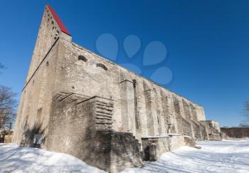 Ancient St. Brigitta convent in Pirita region, Tallinn, Estonia