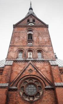 Sankt Marien or Saint Mary church facade, Flensburg, Germany