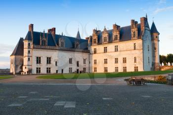 Amboise castle located in the Indre-et-Loire department of the Loire Valley in France