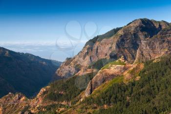 Serra de Agua. Mountain landscape of Madeira Island, Portugal