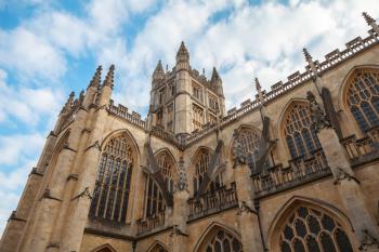 Abbey Church of St.Peter and St.Paul, commonly known as Bath Abbey. Anglican parish church and former Benedictine monastery in Bath, Somerset, UK