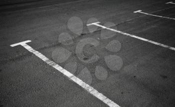 An empty parking places background texture