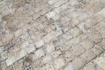 Gray stone floor pavement, background photo texture