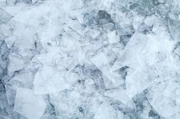 Detailed background ice fragments texture