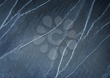 Closeup detailed blue canvas abstract background texture