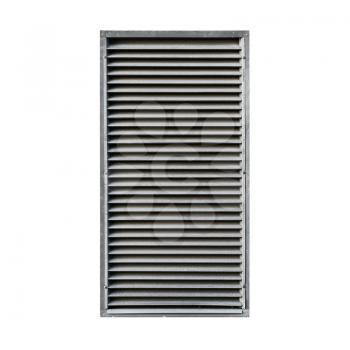 Metal ventilation grille isolated on white background