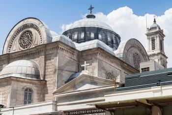 Exterior of Hagia Triada church, Istanbul, Turkey