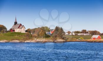 Edoya island, coastal Norwegian landscape
