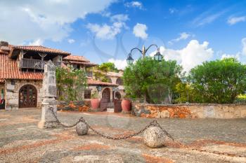 Altos de Chavon, mediterranean style European village located atop the Chavon River in La Romana, Dominican Republic