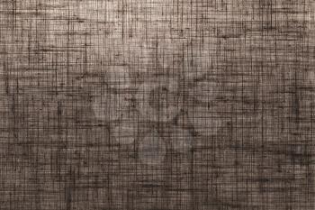 Brown canvas textile background, back light photo texture