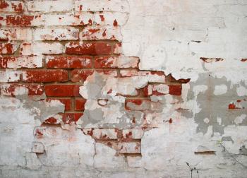 Cracked grunge brickwall back ground