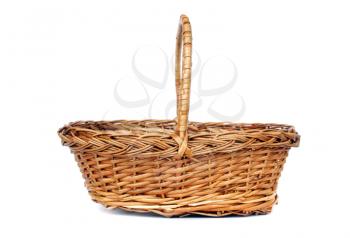 Vintage willow basket for fruits