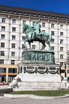 Prince Michael statue at Square of the Republic, Belgrade