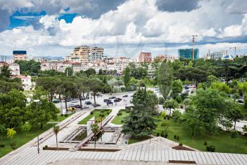 Panorama view to the city, Tirana, Albania