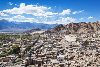 A lot of local houses in the himalayan desert, Leh