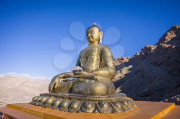 Buddha statue at Hemis Monastery, Leh, Ladakh, India